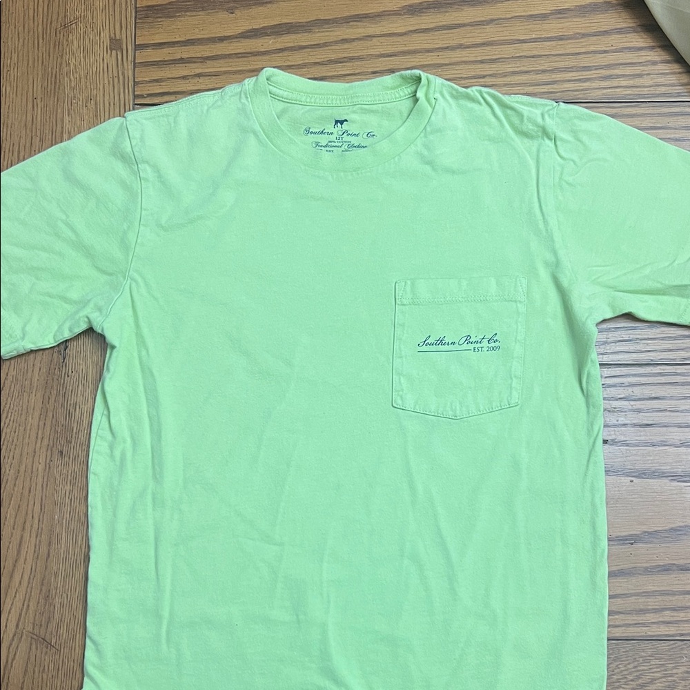 Light Green Kids Short Sleeve Tee